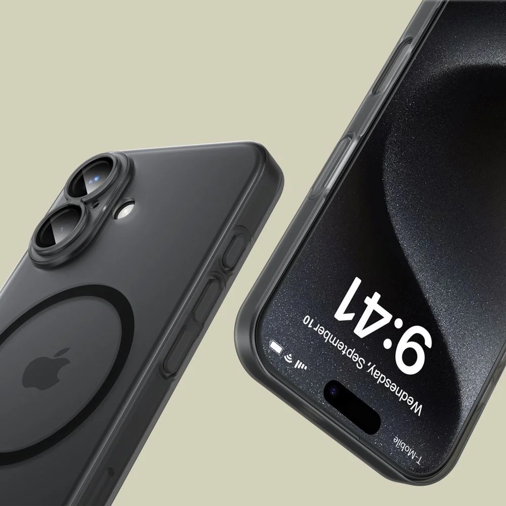 Tech-Protect MagSlime MagSafe kryt na iPhone 15 Pro, čierny