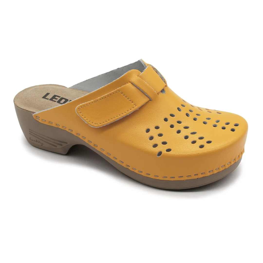 PU161 Dámska zdravotná celokožená obuv uzavretá 36 - 23cm, biela, 4,5 cm