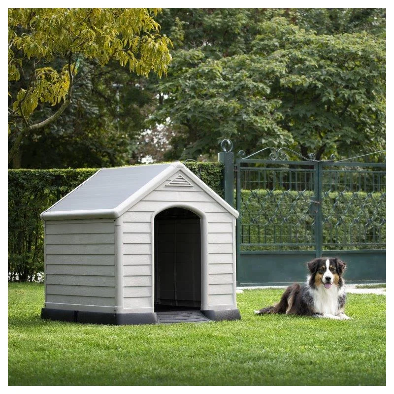 Búda pre psov Curver Dog House šedá 221088