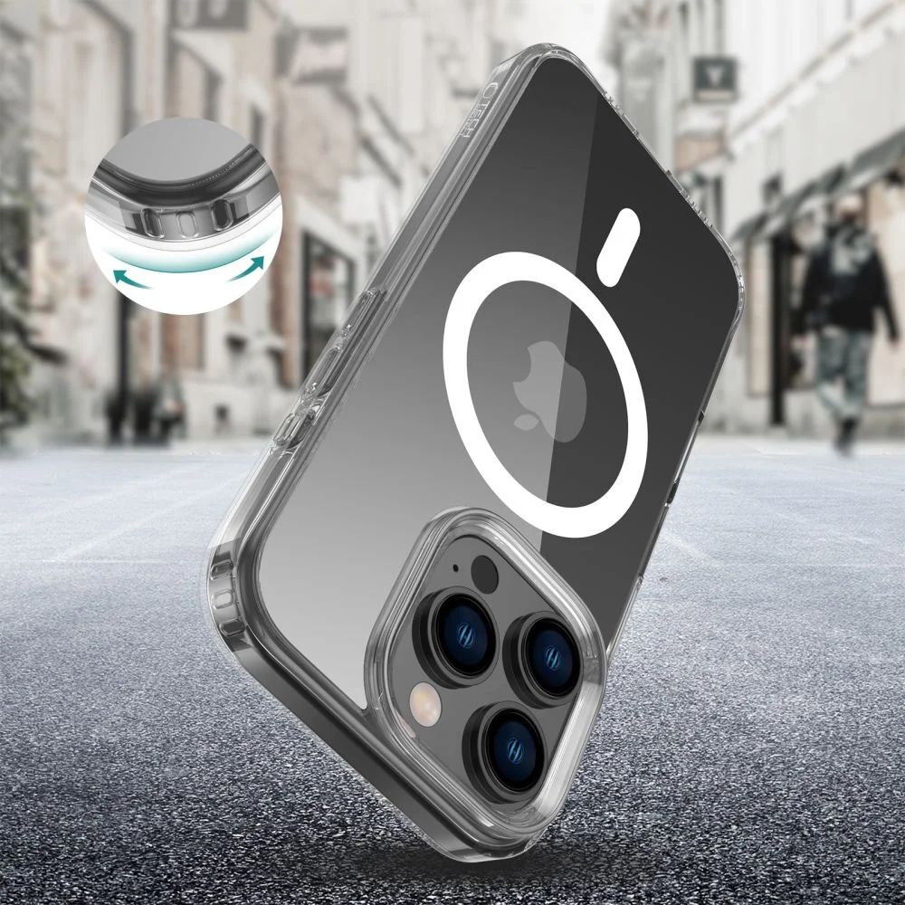Tech-Protect Flexair Hybrid MagSafe kryt na iPhone 16 Pro, priesvitný