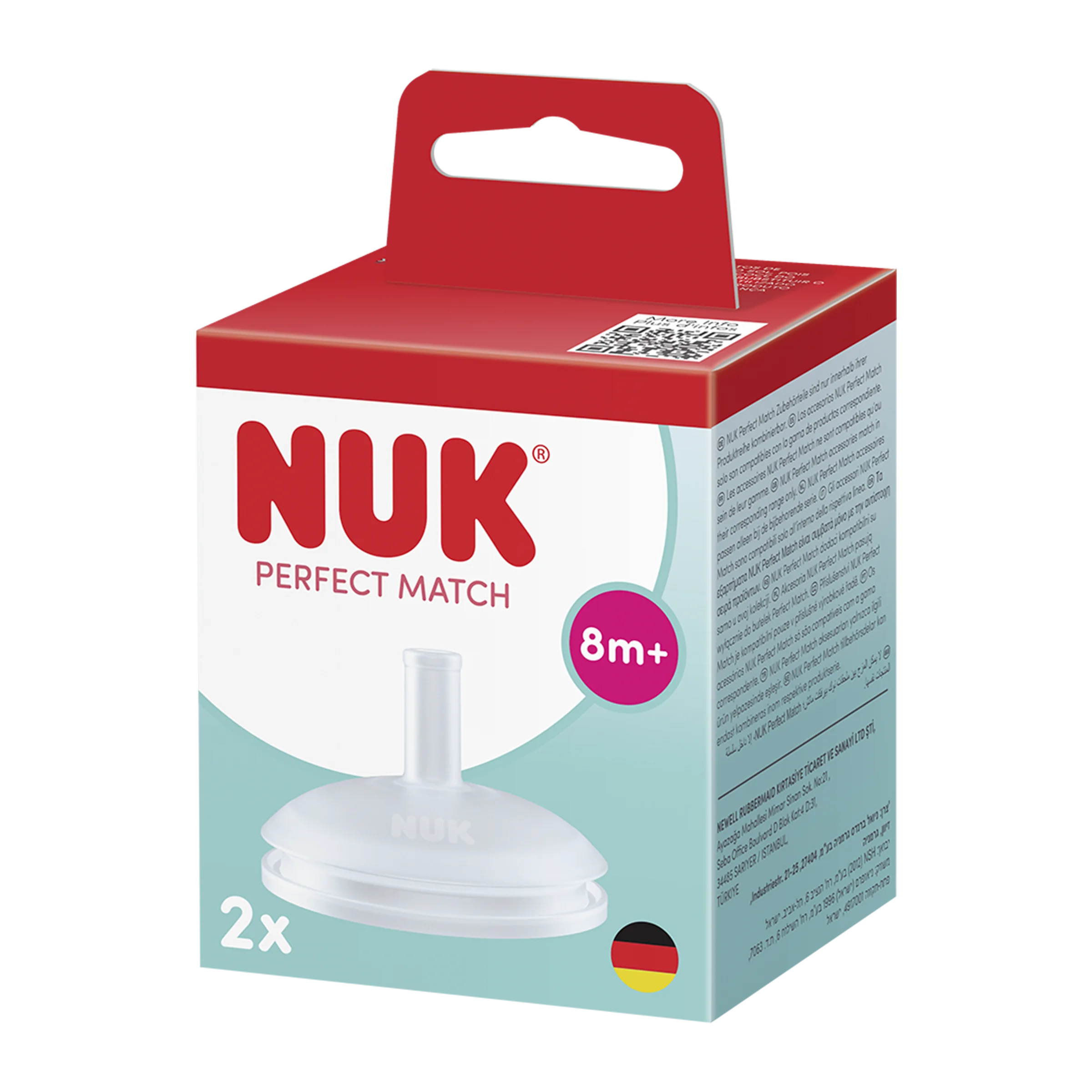 NUK slamka Perfect Match 2ks 2 ks