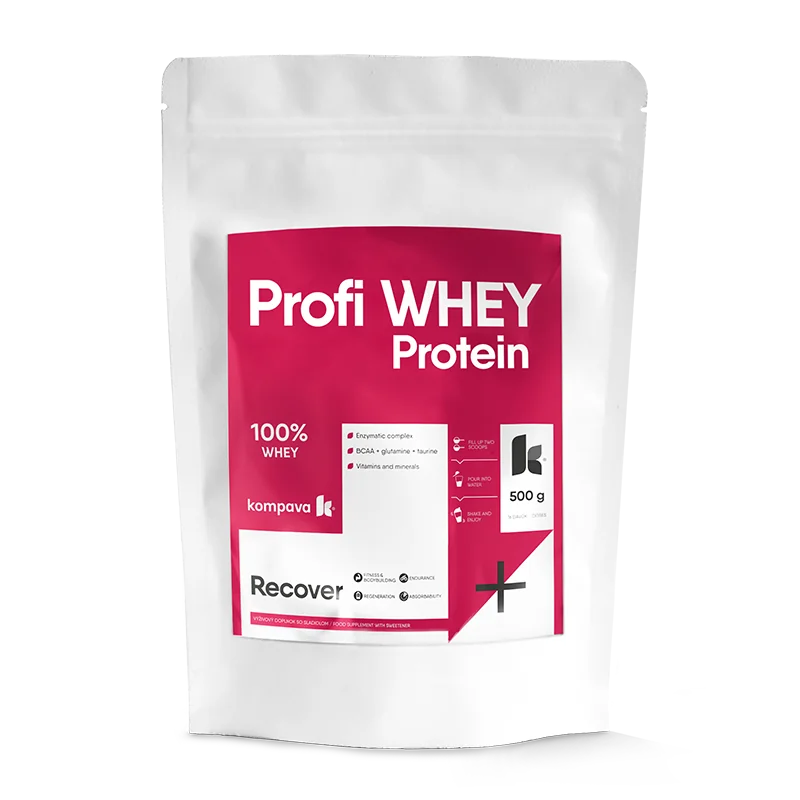 KOMPAVA PROFI WHEY PROTEIN ČOKOLÁDA 500 g