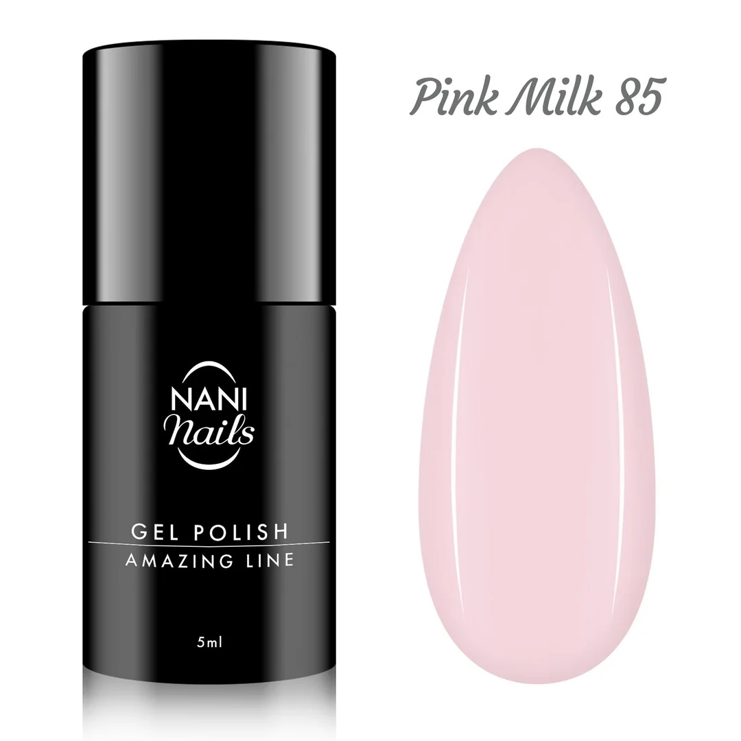Gél lak Amazing Line – Pink Milk 5 ml, UV/LED gél lak