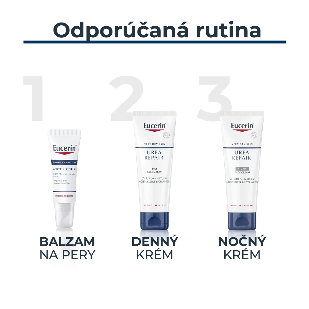 Eucerin UreaRepair Denný krém na tvár 1×50 ml, denný krém