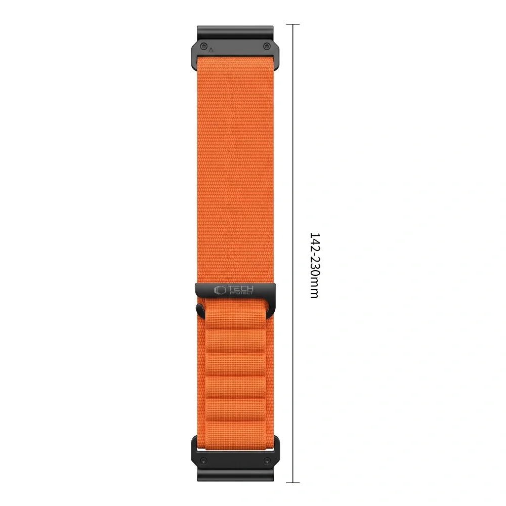 Tech-Protect Nylon Pro remienok Garmin QuickFit 26mm, orange