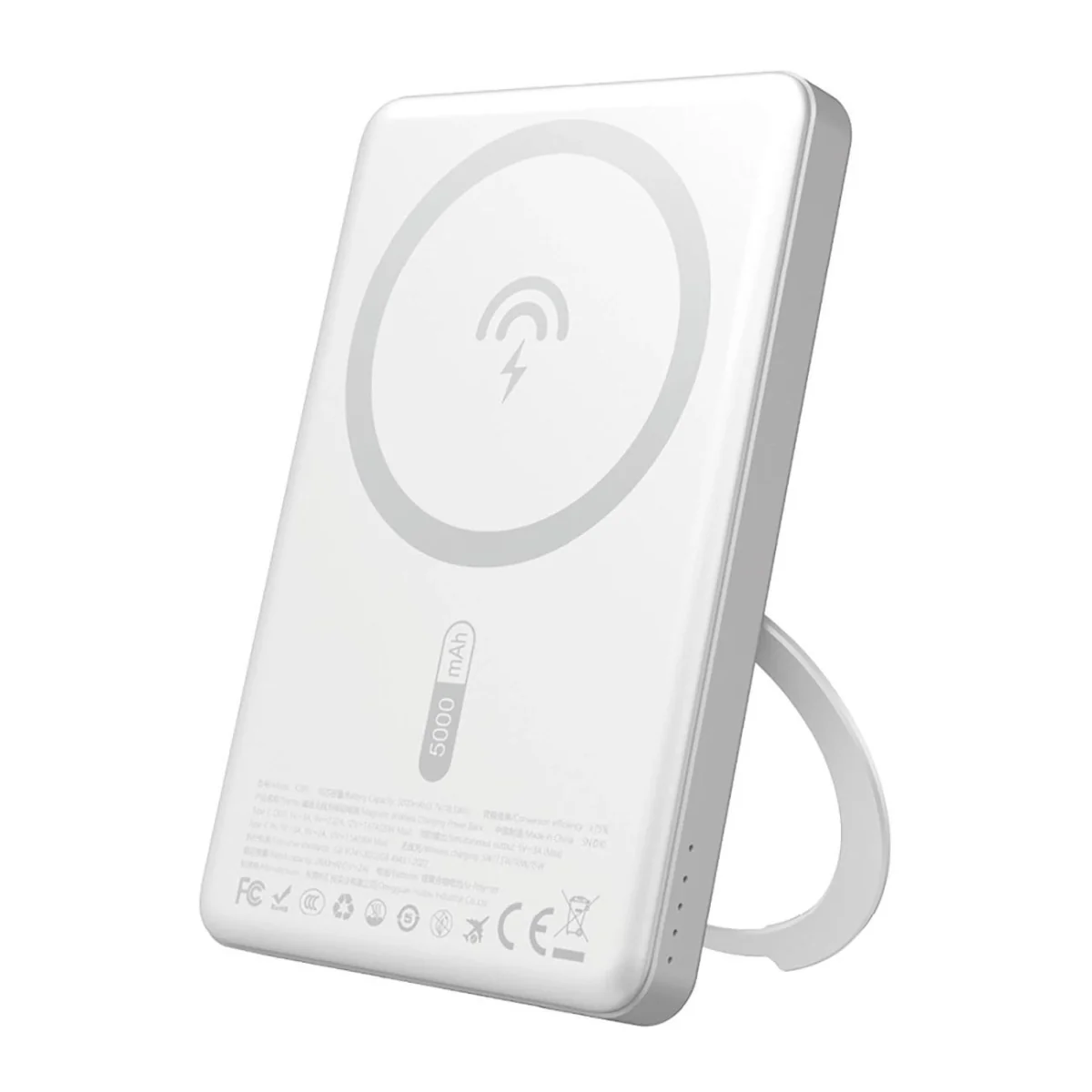 Dudao K28S MagSafe Power Bank 5000mAh 20W, strieborný