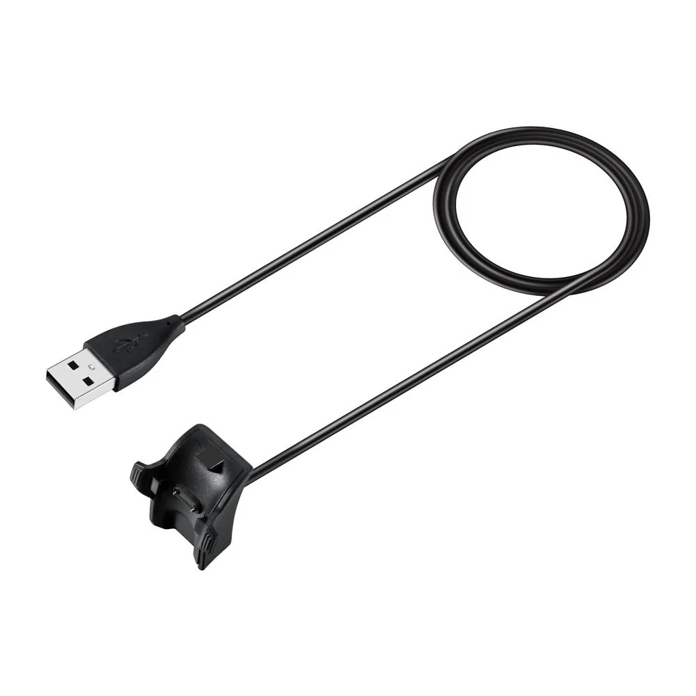 USB Nabíjací Kábel pre Huawei Honor 3 / 3 Pro / Band 2 / Band 2 Pro / 100 cm, Čierna