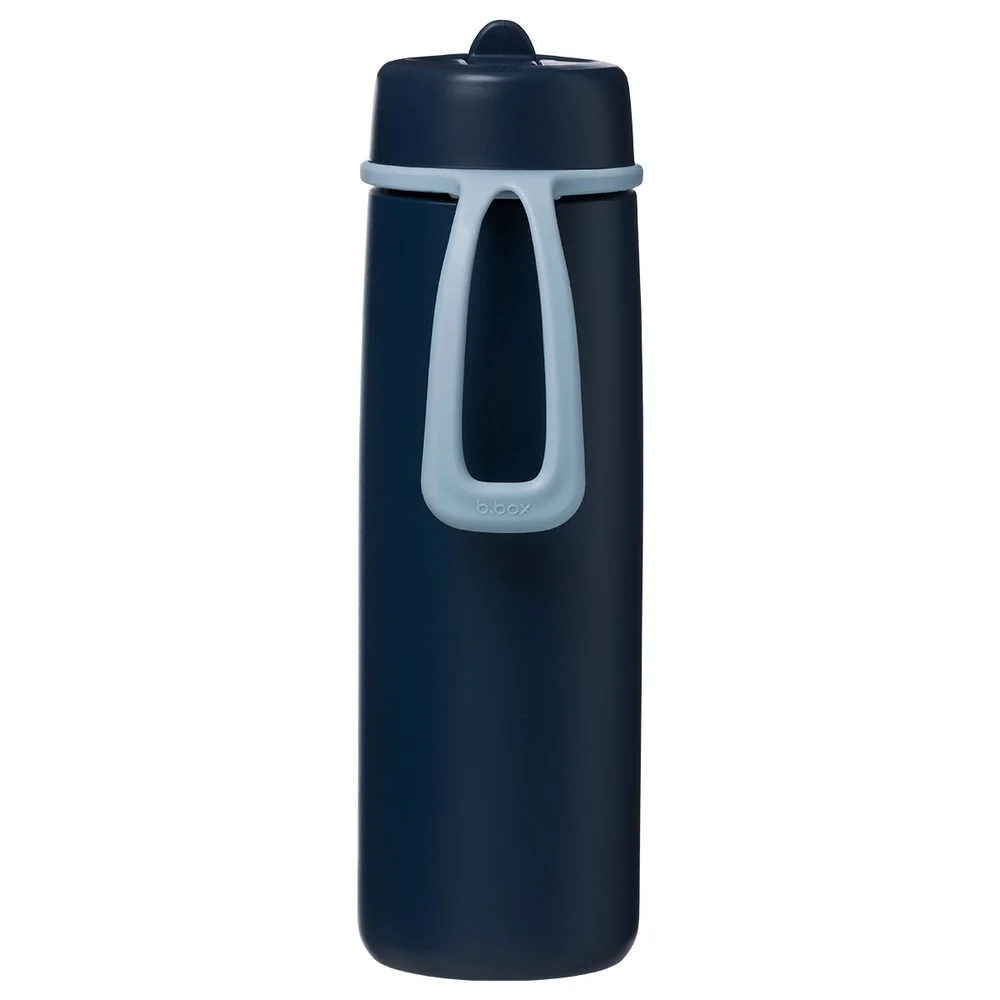 Nerezová termofľaša so slamkou 690 ml midnight, nerezová oceľ