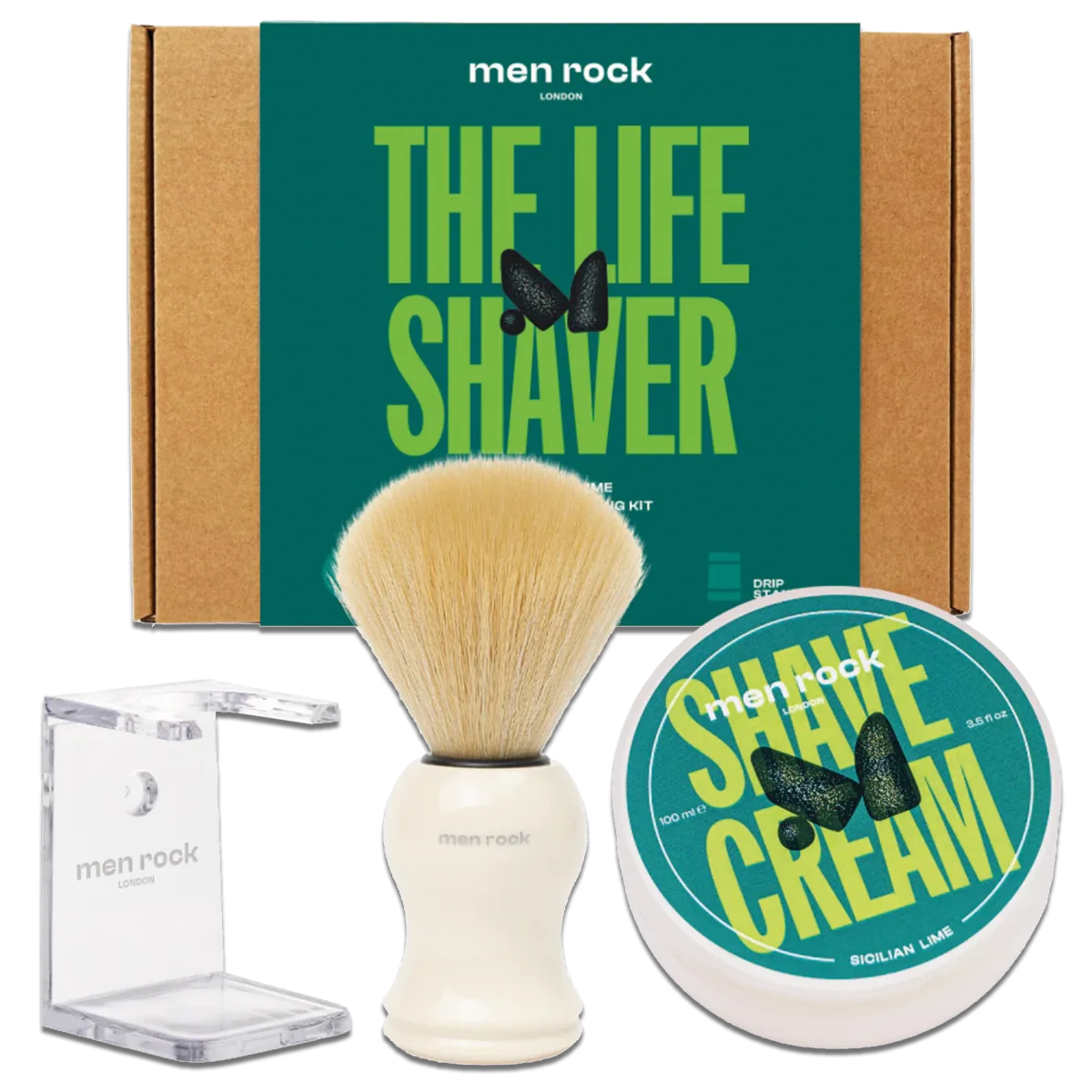 Základná súprava na holenie pre mužov Men Rock The Life Shaver Lime