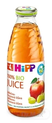 HiPP BIO Jablkovo - hroznová šťava 1×500 ml, od ukonč. 4. mesiaca