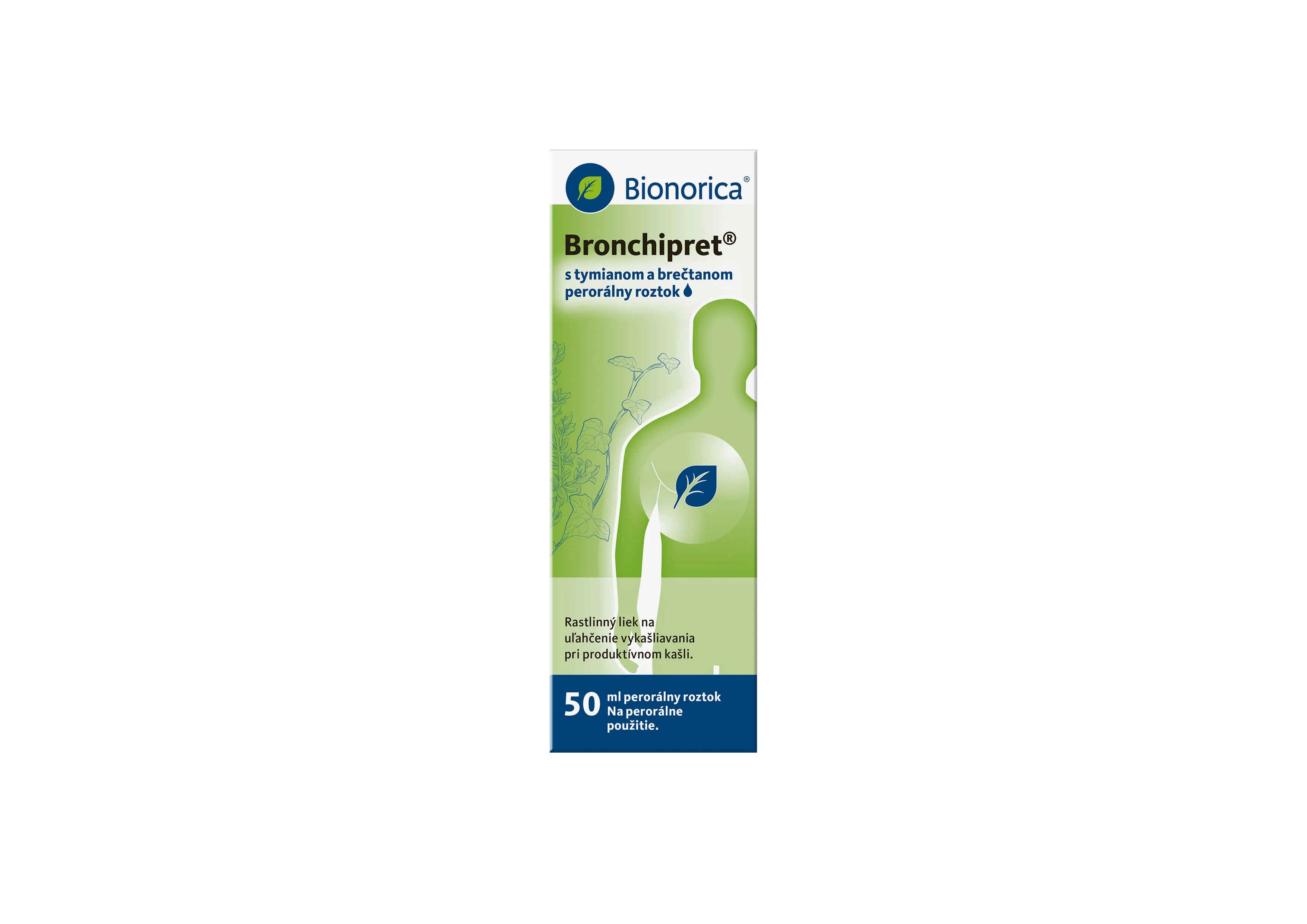 Bronchipret tymian a brečtan perorálny roztok sol por 1×50 ml