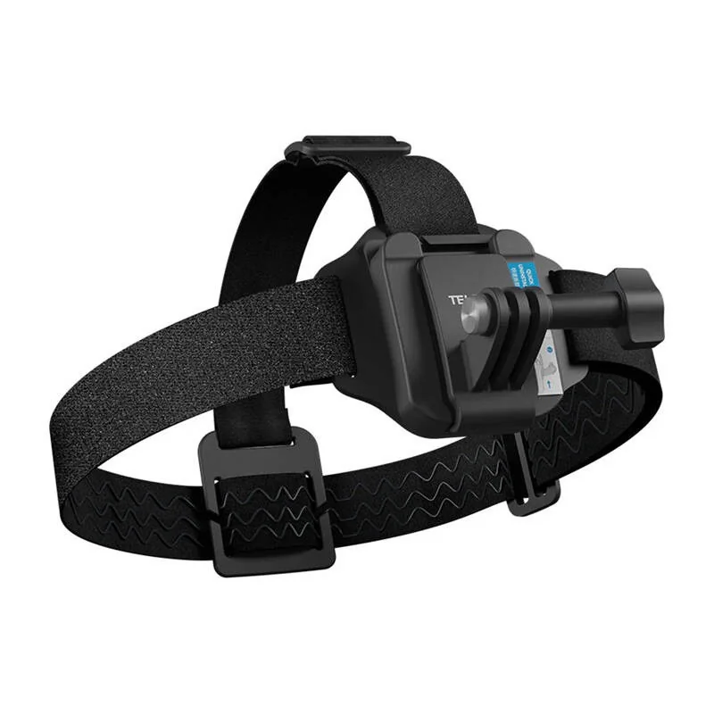 Telesin Headband čelenka s úchytom pre športové kamery GoPro, čierna