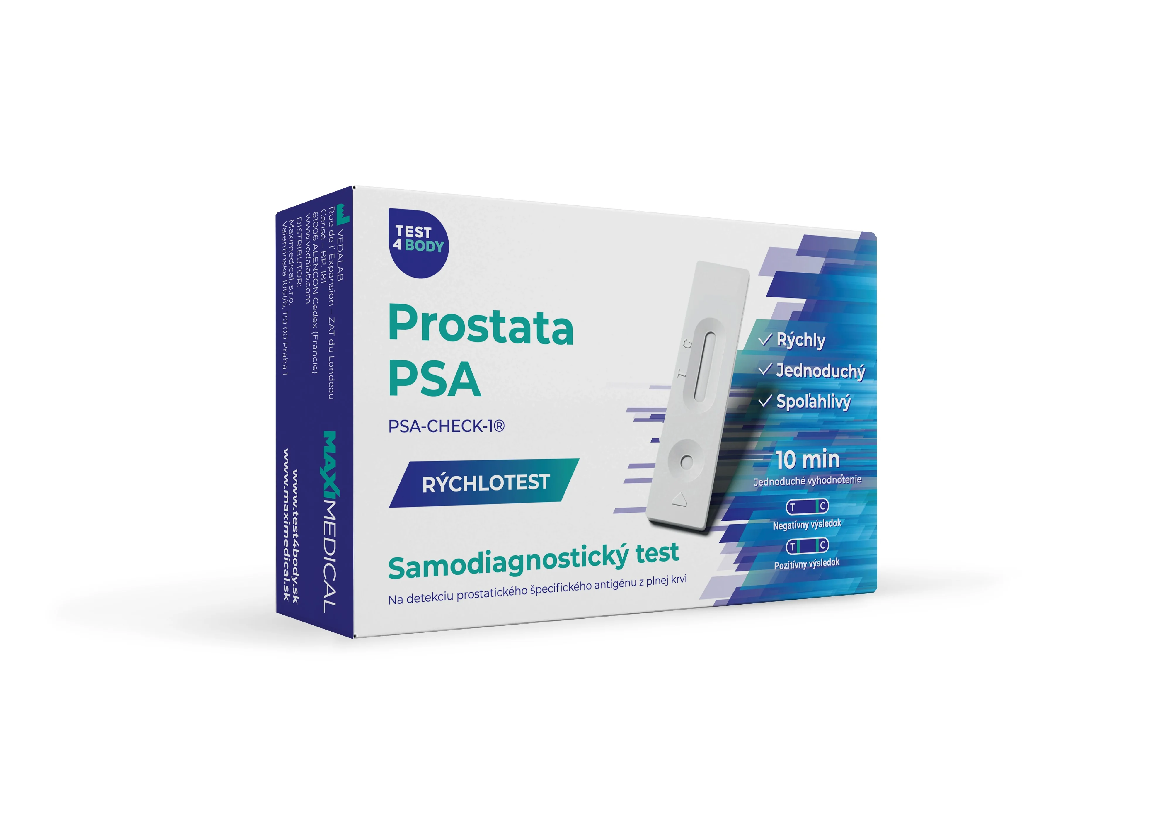 Test4Body Rýchlotest Prostata PSA 1 ks