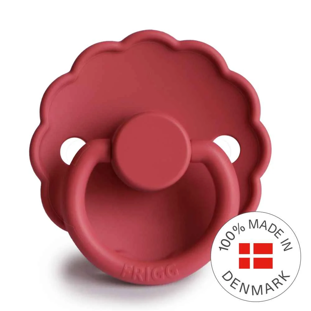 FRIGG Daisy silikónový cumlík Scarlet  +6m 1 ks 1×1 ks, silikónový cumlík