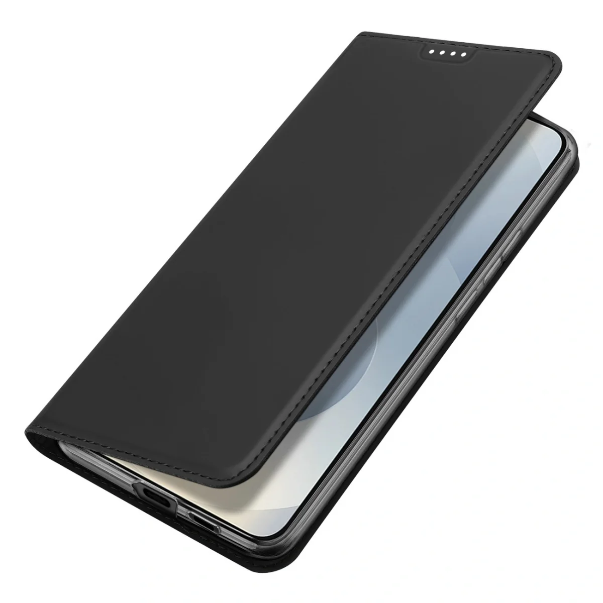 Dux Ducis Skin Pro knižkové puzdro na Samsung Galaxy S26, čierne
