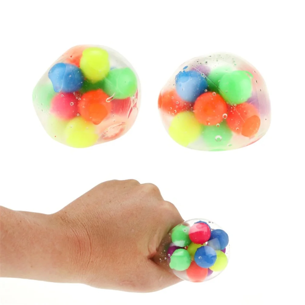 2x Antistres loptička s gulôčkami-Toi Toys 