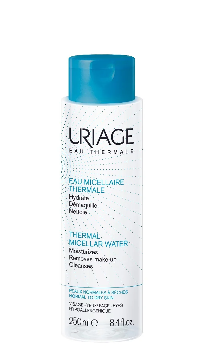 URIAGE Thermal Micellar Water - normal to dry skin, 250ml 1×250 ml, micelárna voda pre normálnu a suchú pleť