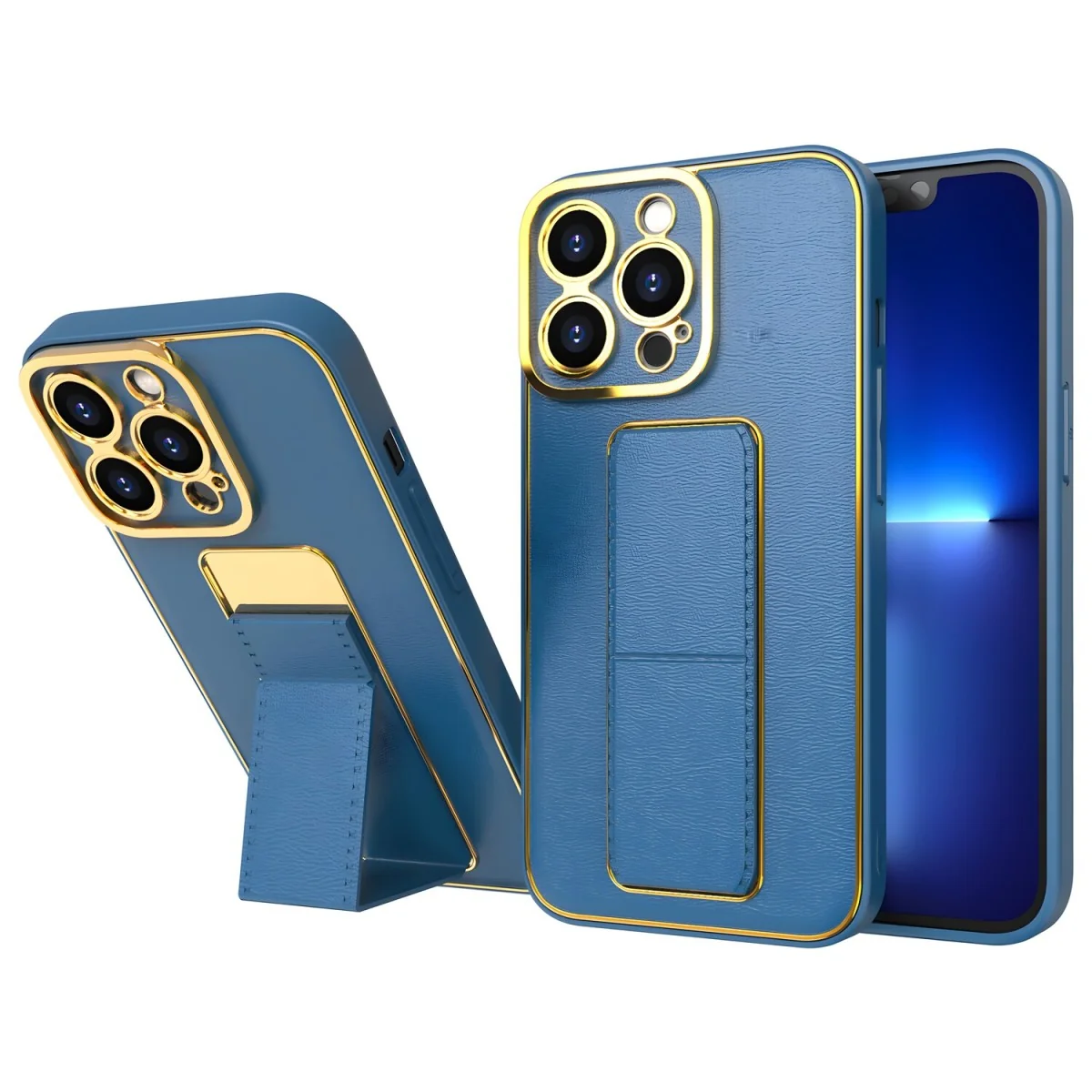 Silikónové puzdro s stojanom pre iPhone 12 Pro