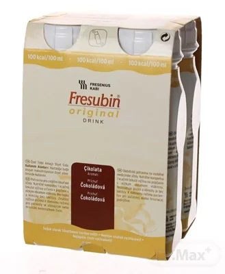 Fresubin Original DRINK 4×200 ml, EasyBottle, príchuť čokoládová