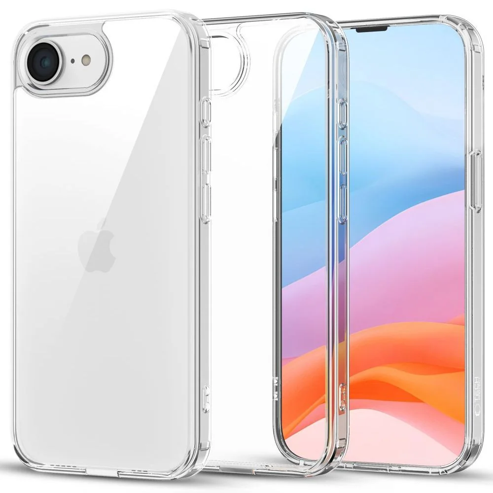 Tech-Protect FlexAir Hybrid kryt na iPhone 16e, priesvitný
