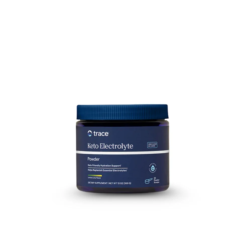 Trace Minerals Keto Elektrolyty Citrón + Limetka (bez cukru), 368 g