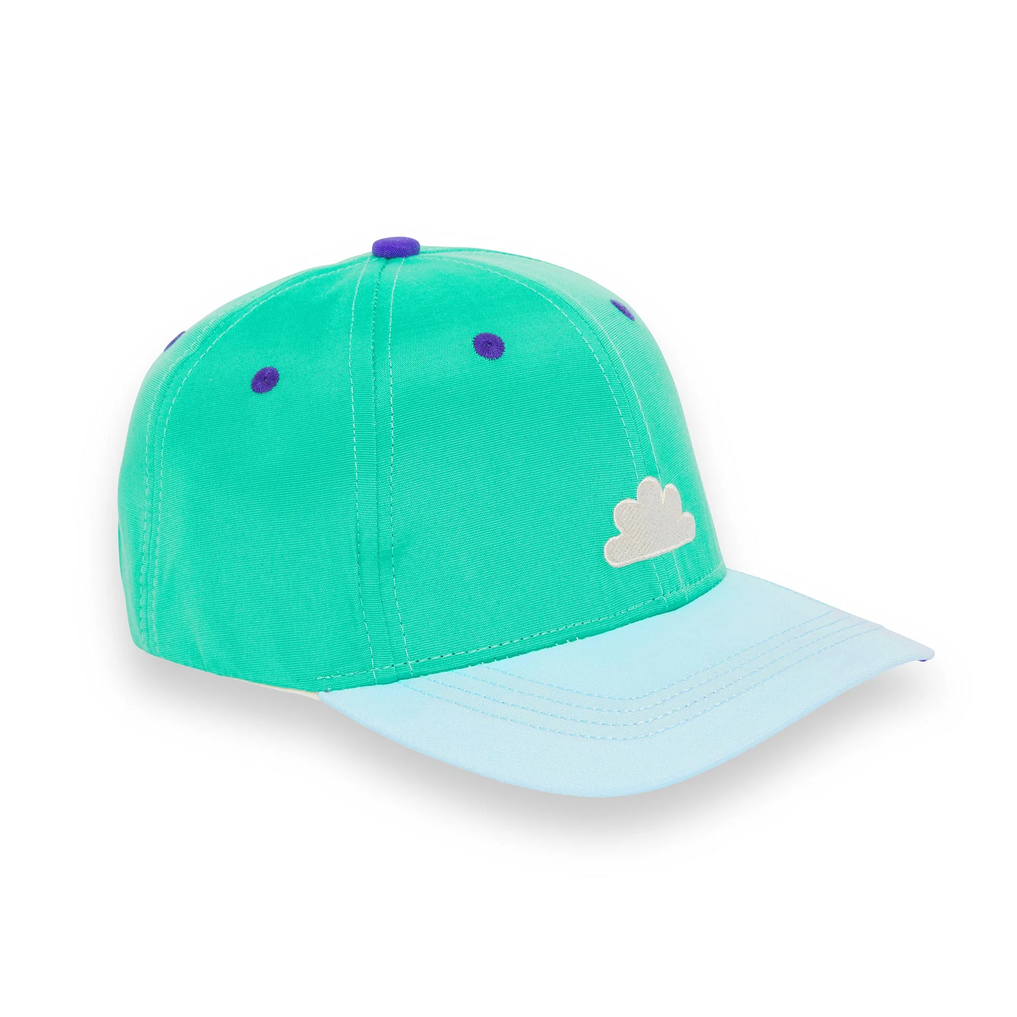 KiETLA ICONIK Baseball šiltovka s UV ochranou - Green Cloud 53 - 55 cm