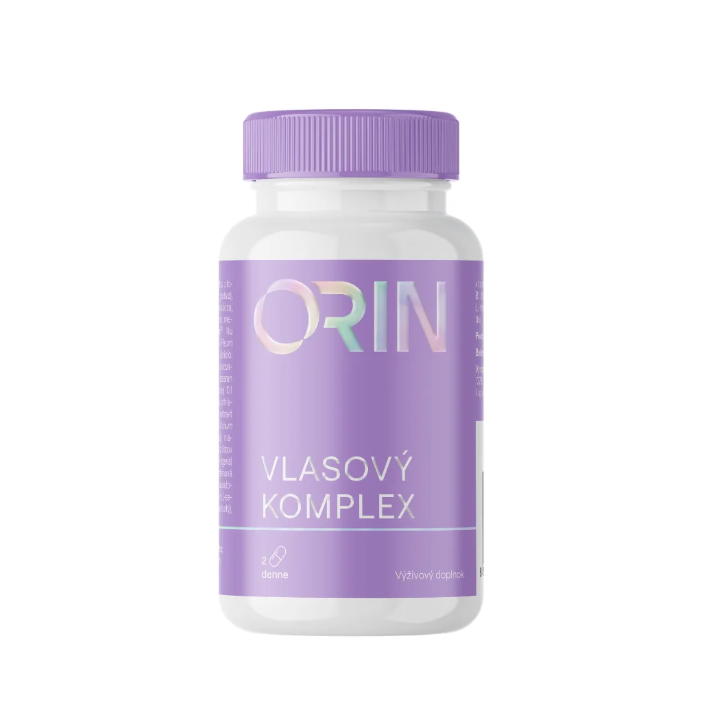 ORIN Vlasový komplex – výživa pre silné, husté a zdravé vlasy 60 kapsúl, 49 g