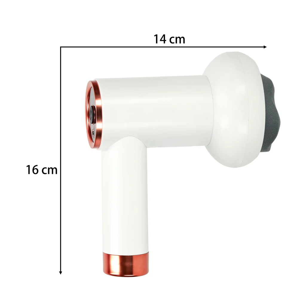 MG Massage Gun 5in1 masážna pištol, biela