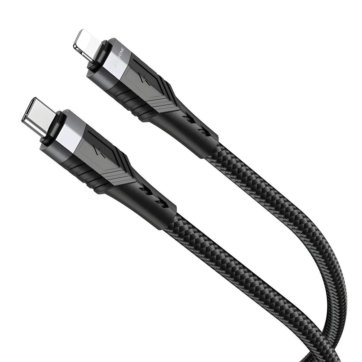 Kábel USB-C - Lightning - Čierna 1 x 1,2m