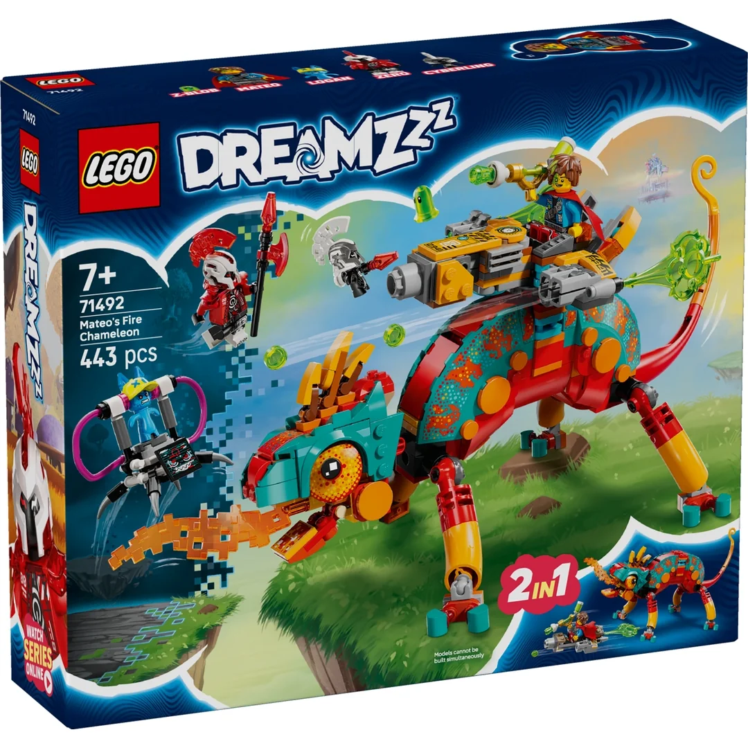LEGO® DREAMZzz™ 71492 Mateo a jeho ohnivý chameleón