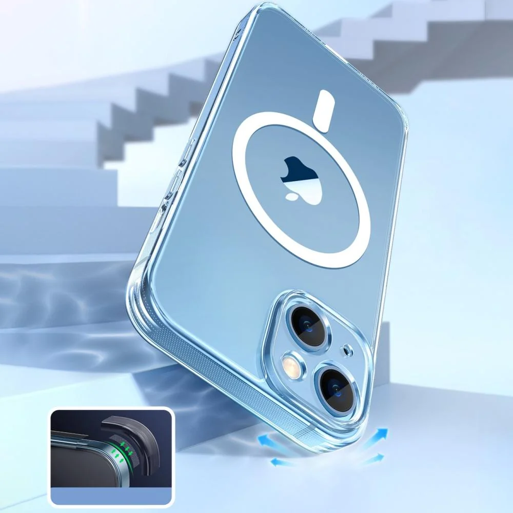 Magnetické gélové puzdro pre Apple iPhone 14 Plus - Tra 1 x 1 ks, MagSafe kompa