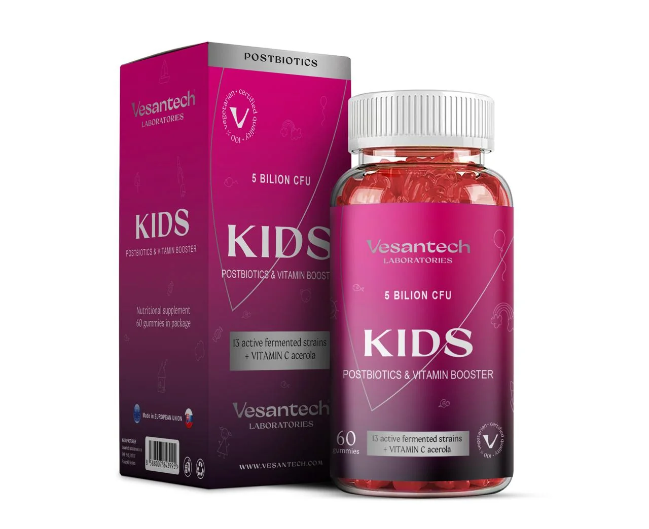 Probiotika Vesantech Kids 5 miliard CFU
