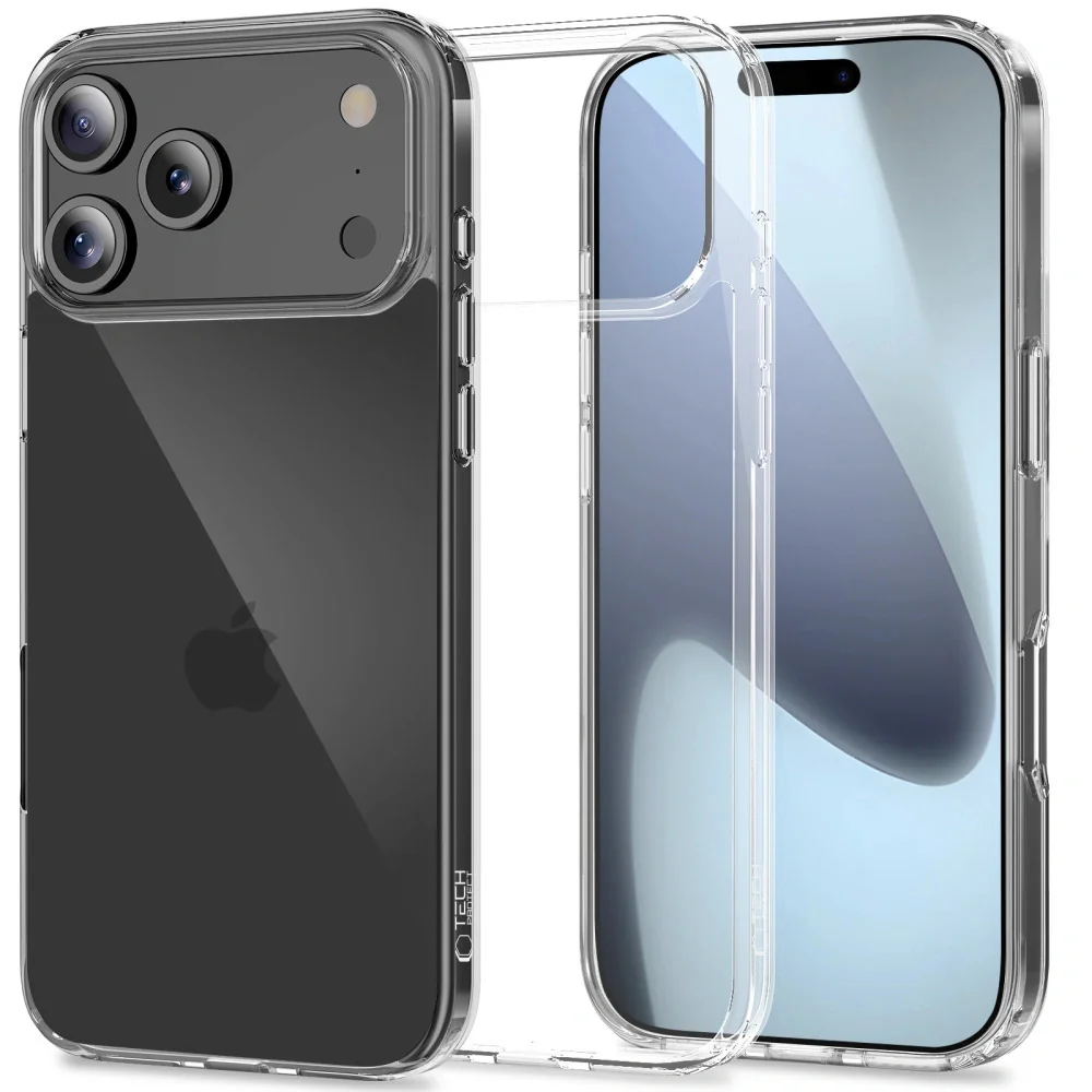 Tech-Protect FlexAir Hybrid kryt na iPhone 17 Pro Max, priesvitný