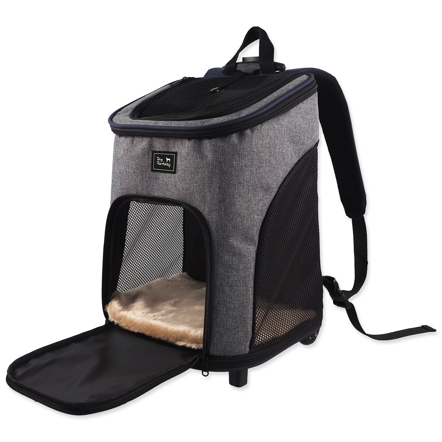 Taška Dog Fantasy Travel 2v1 Swift na kolieskach 33x30x50cm