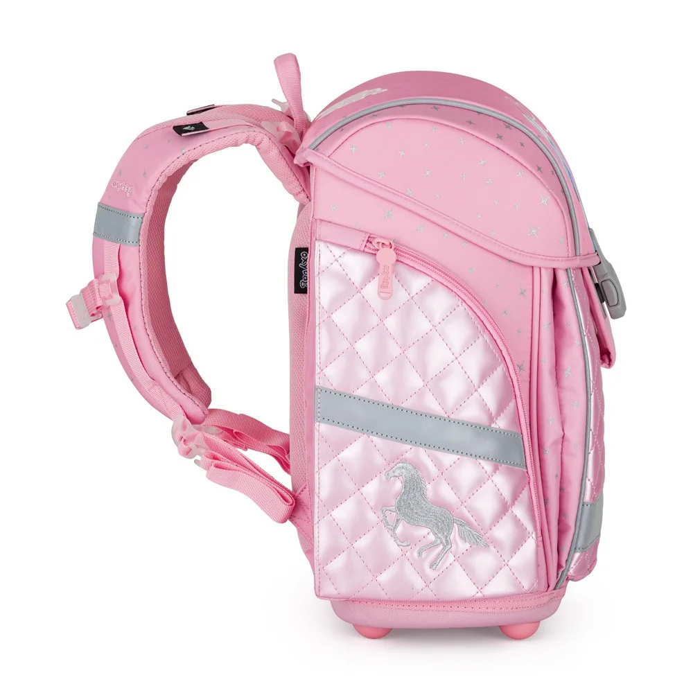 Školská aktovka PREMIUM LIGHT Kôň Romantic Ergonomická, 0,9kg