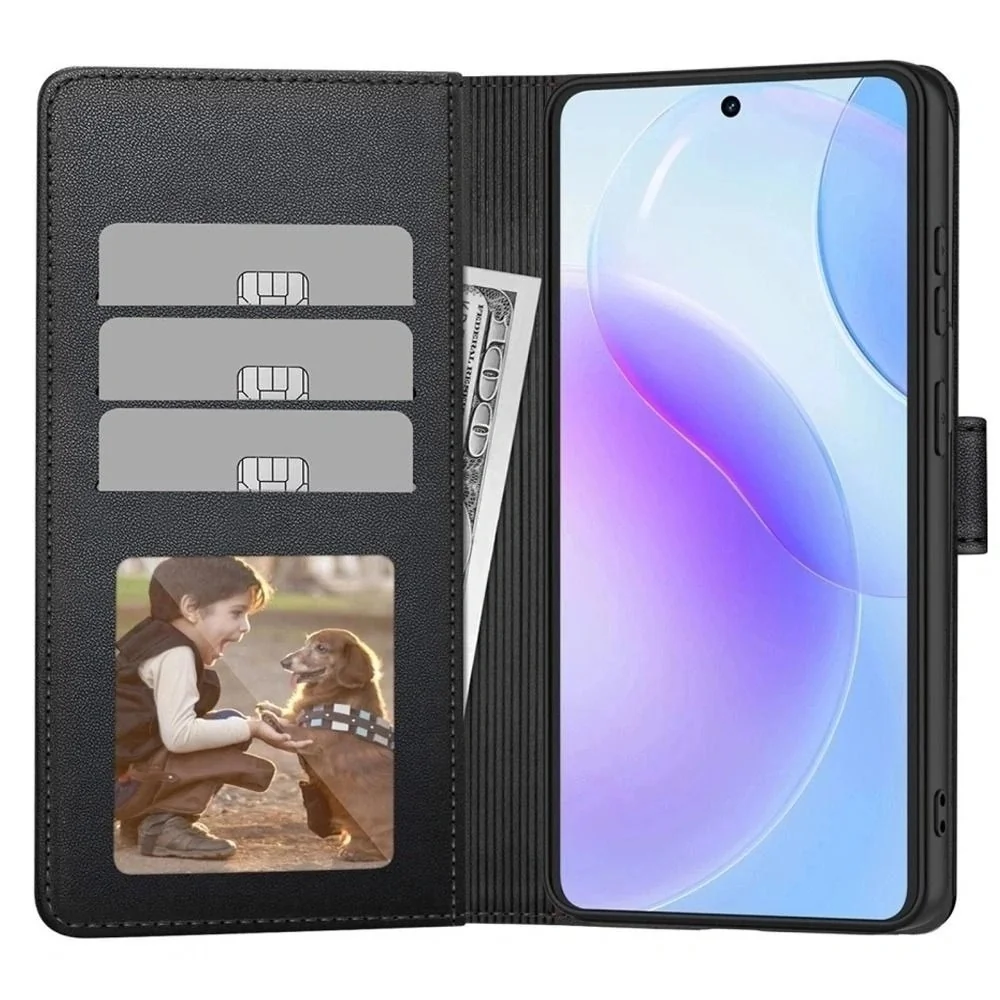 Tech-Protect Wallet knižkové puzdro na Xiaomi 17T, čierne