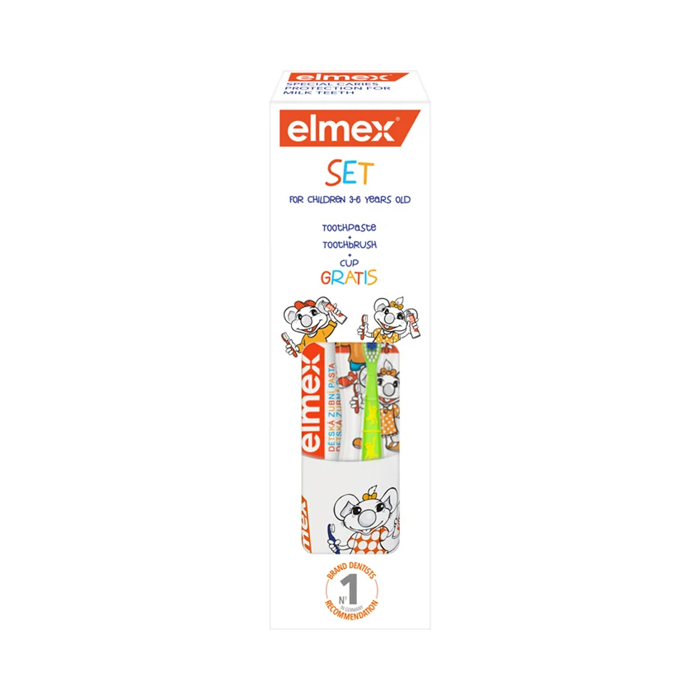 Elmex CP Detský-ZP 50ml,ZK 3-6,pohárik (v krabič.)