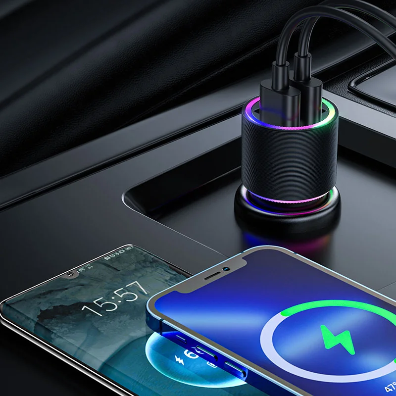 Joyroom JR-CL10 autonabíjačka 2x USB 24W, čierna