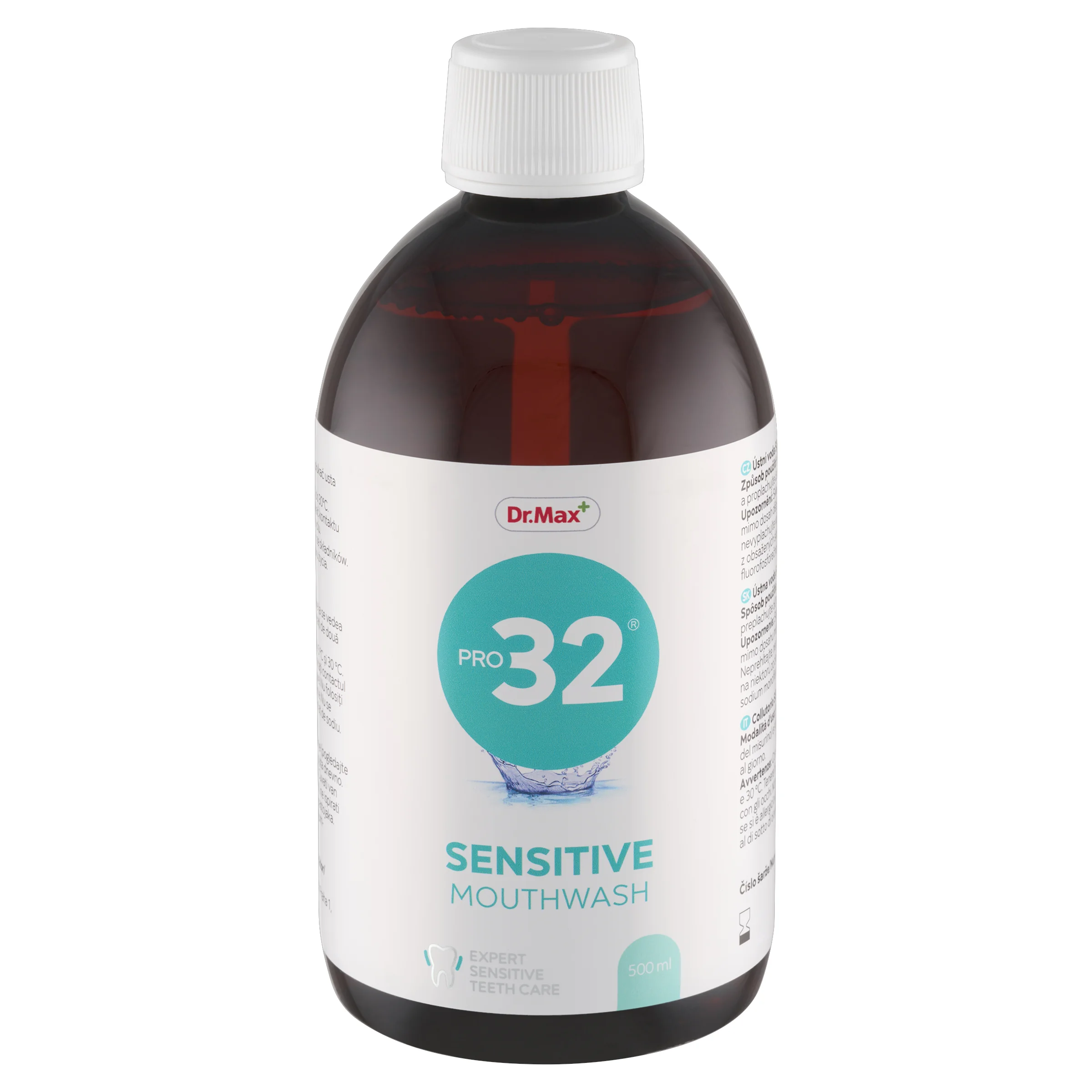 Dr. Max PRO32 Mouthwash Sensitive 1×500 ml, ústna voda sensitive