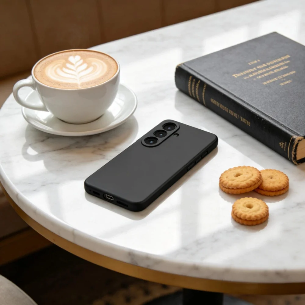 Tech-Protect Silicone MagSafe kryt na Samsung Galaxy S26 Plus, čierny