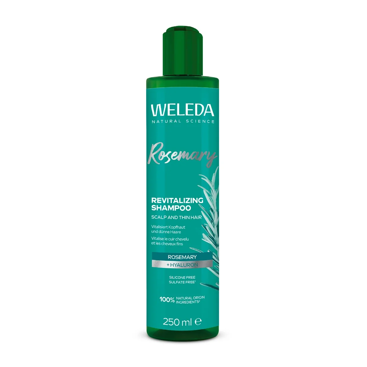 WELEDA Rozmarínový revitalizačný šampón 1×250 ml, šampón