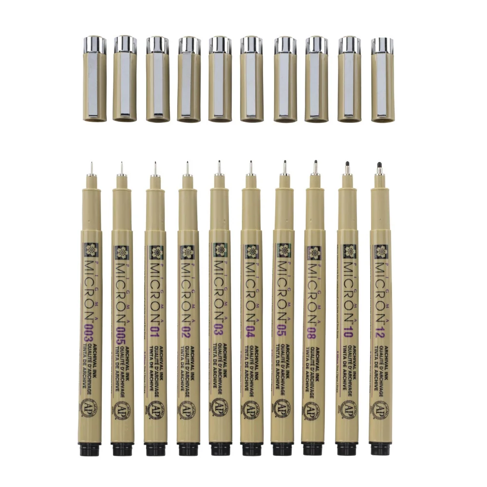 Sakura Pigma Micron Set Black 10ks-Sakura