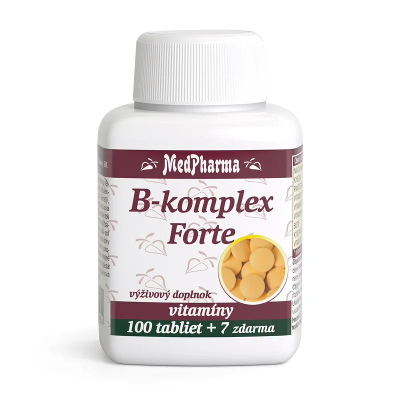 MedPharma B-komplex Forte 1×107 ks, výživový doplnok