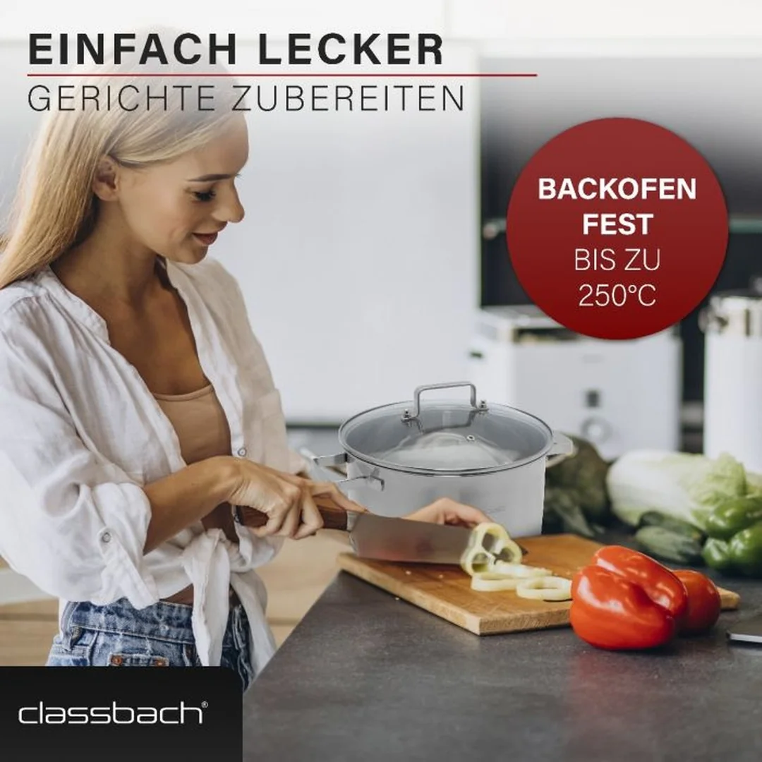 Classbach KTS 4016 súprava riadu 7-dielna, nerezová oceľ 18/10
