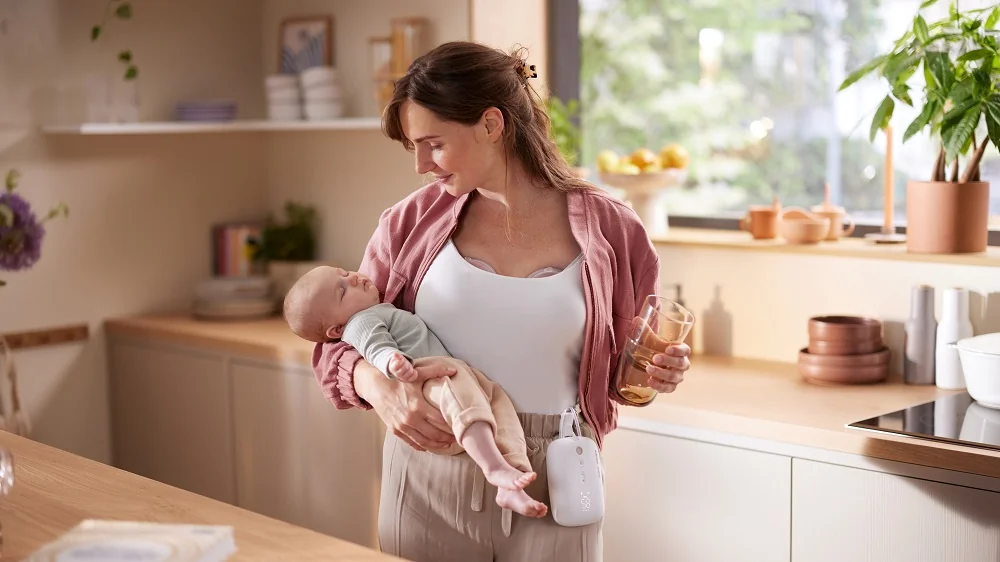 Philips AVENT Odsávačka materského mlieka elektrická Hands-Free DUO Premium Plus SCF532/11 1 ks