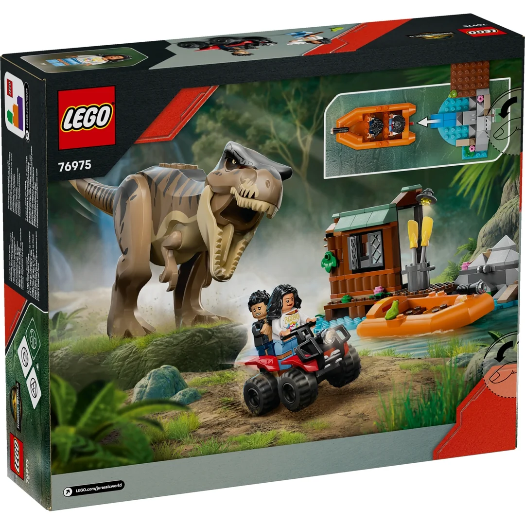 LEGO® Jurassic World 76975 T-rex a útek po rieke