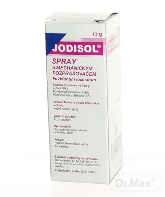 JODISOL sol der (fľ.skl- sprej) 1x13 g