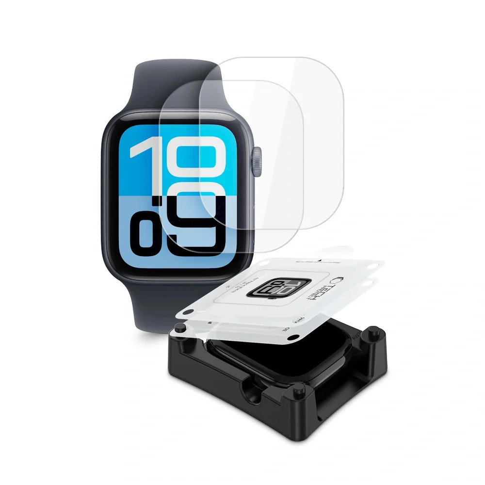 Tech-Protect Supreme Set 2x ochranné sklo na Apple Watch 4 / 5 / 6 / SE 1 / 2 / 3 (40mm) E 1 / 2 / 3 (40mm)