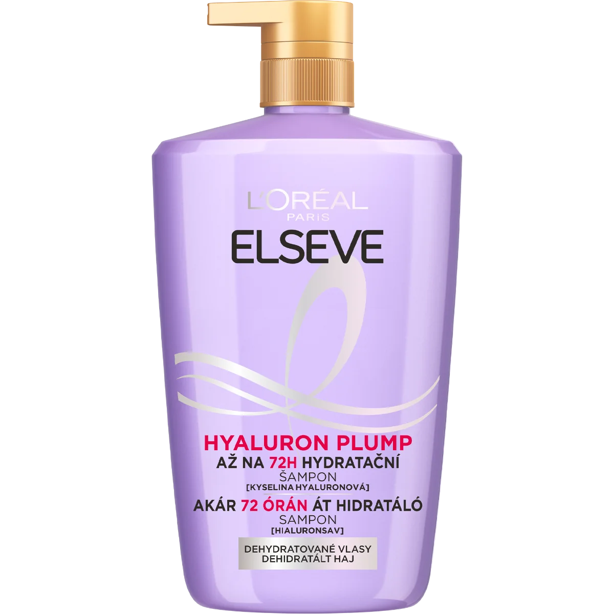 L´Oréal Paris Hyaluron Plump 72H hydratačný šampón s kyselinou hyalurónovou 1×1000 ml, hydratačný šampón