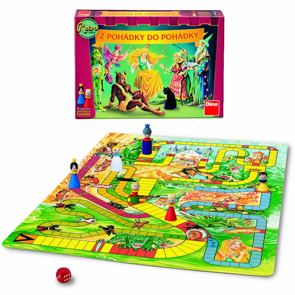 Spoločenská hra Z rozprávky do rozprávky-DINOTOYS